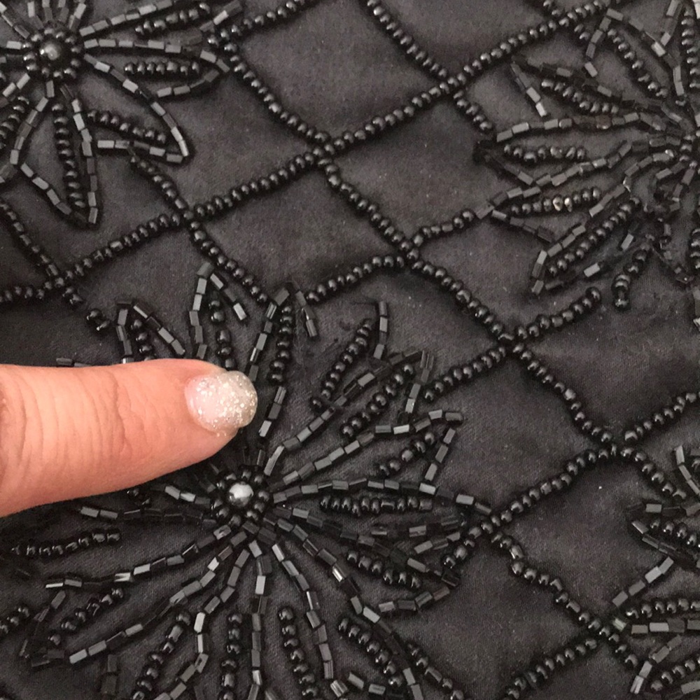 Black beaded purse - Picture 5 of 5